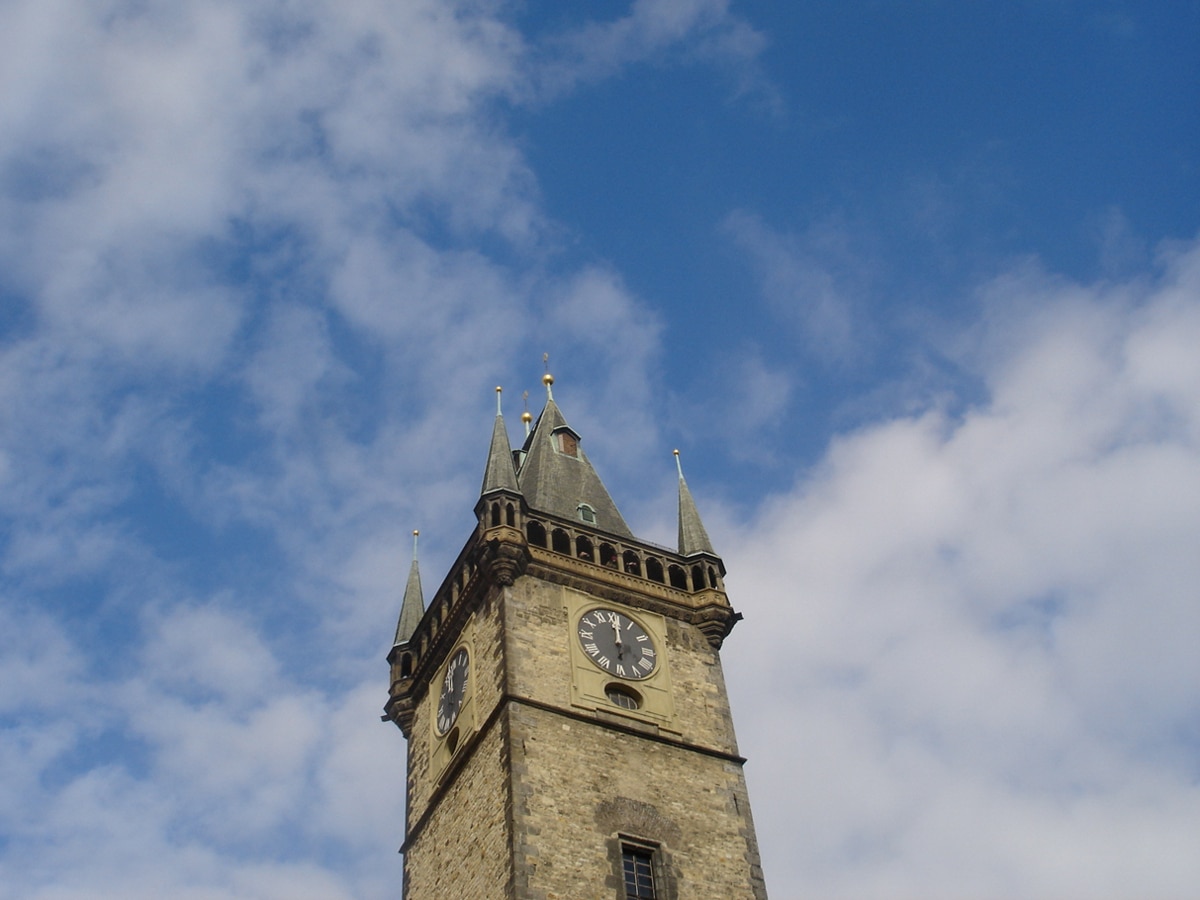 プラハの天文時計の塔