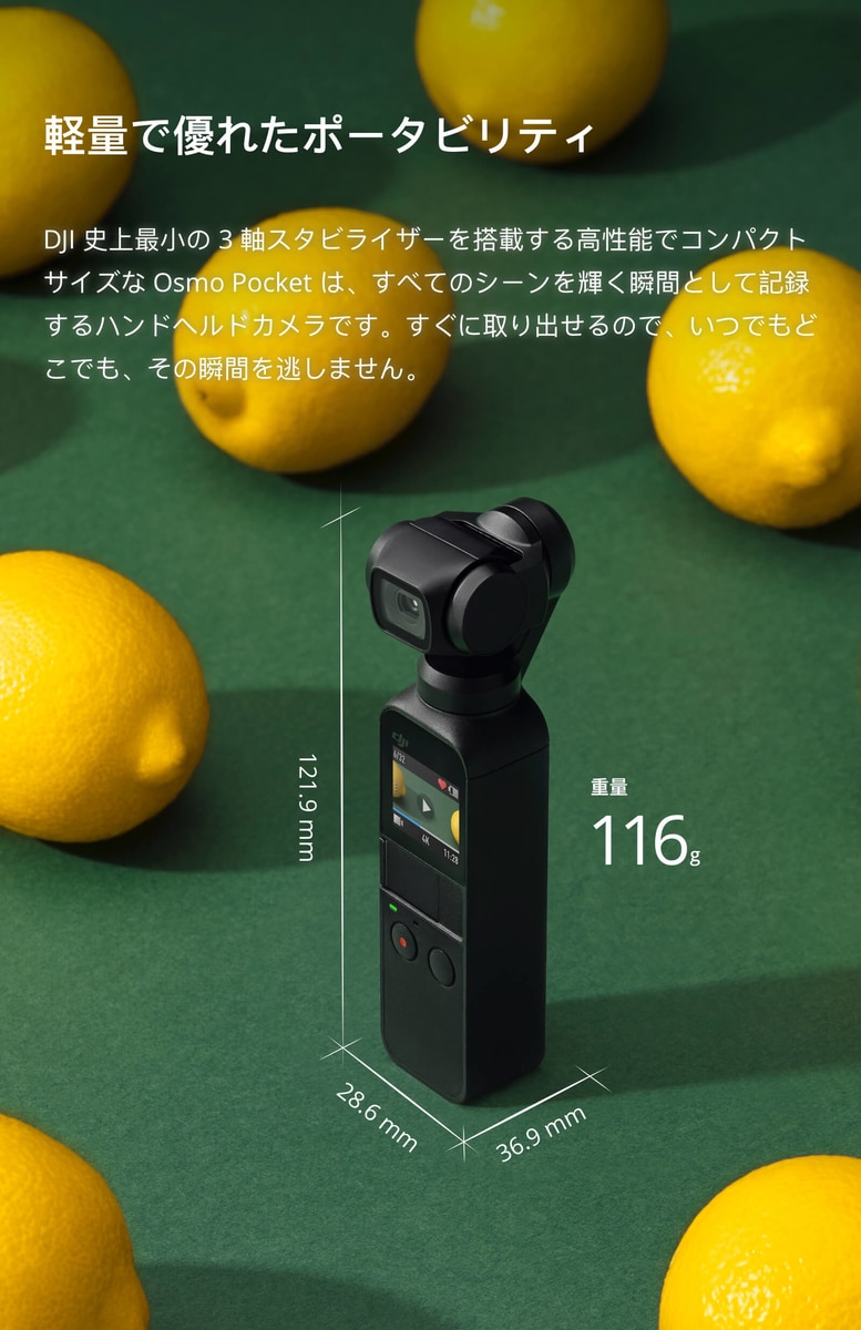 DJI OSMO Pocket登場！めっちゃコンパクトな3軸ジンバルカメラ「オズモポケット」 | スカイフィッシュのドローンブログ