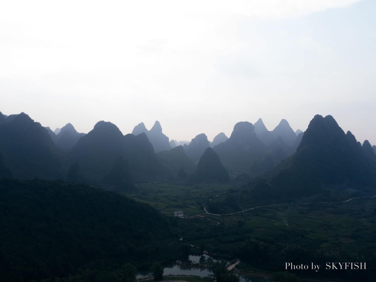 桂林の空撮