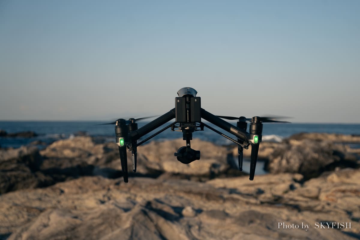 【DJI Inspire2】ドローンが好きすぎて空撮ドローンのフラッグシップ機を手に入れた【レビュー】 | スカイフィッシュのドローンブログ