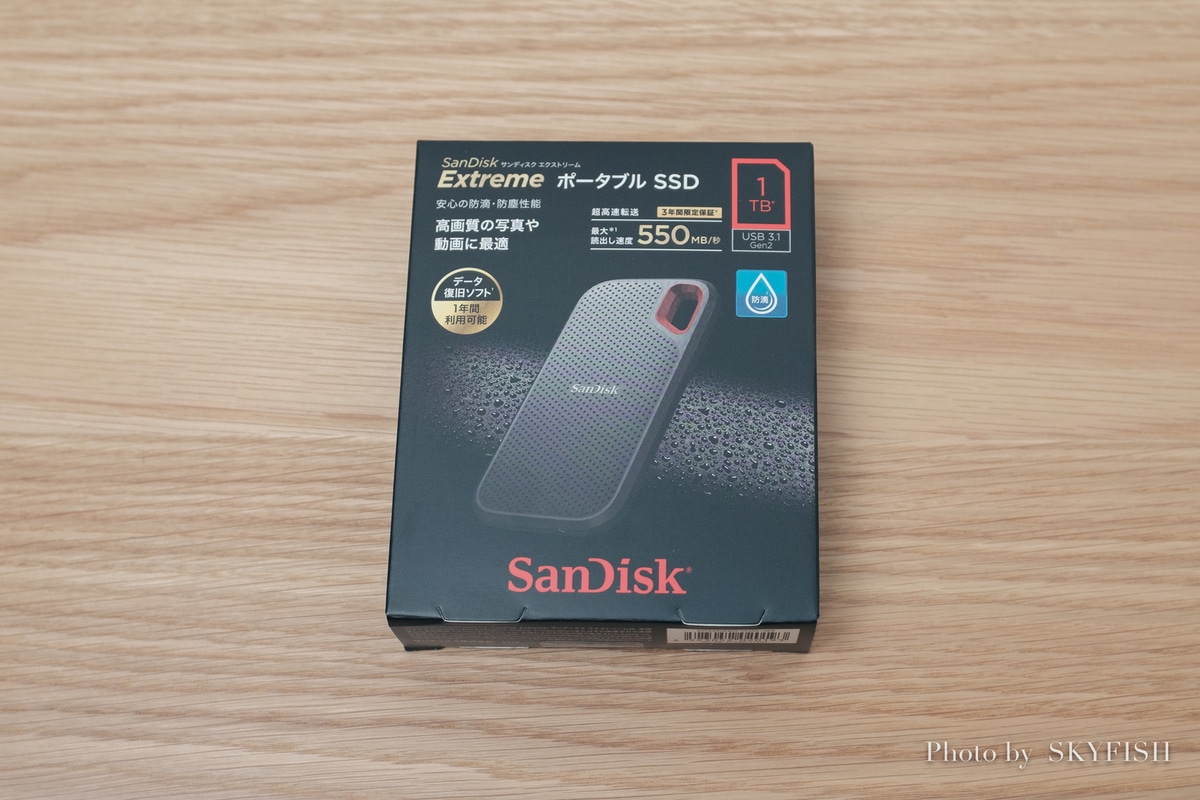 San Disk Extreme ポータブル SSD
