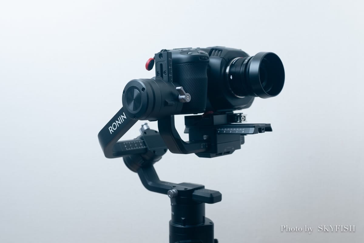 BMPCC4KとDJI Ronin-S