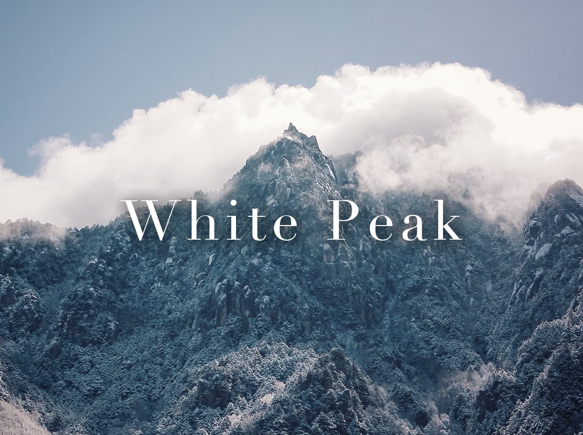 white peak