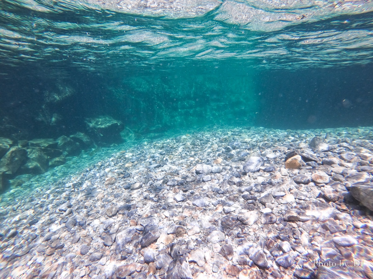 沢遊びをGoProで撮影