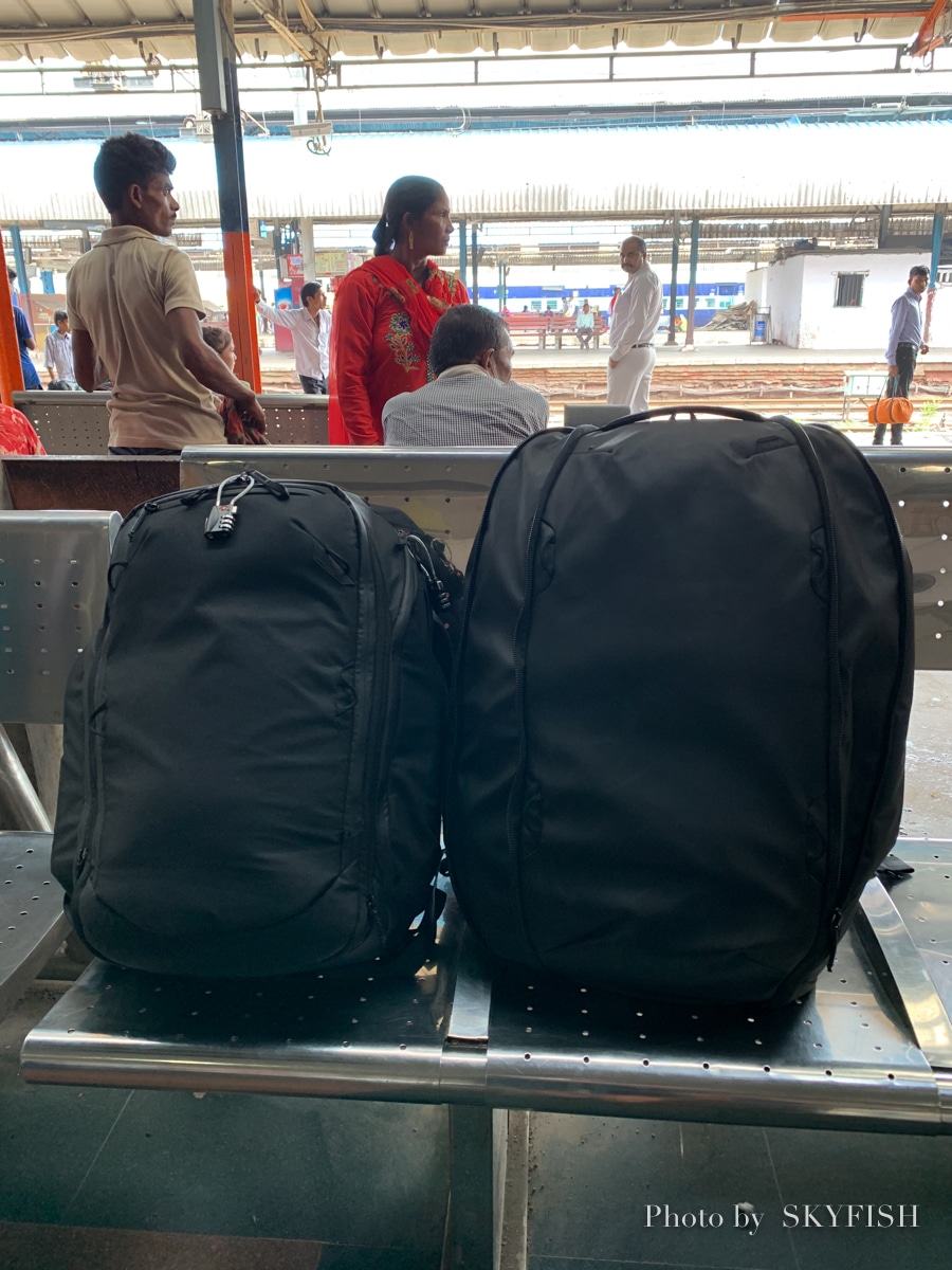インド旅行の荷物