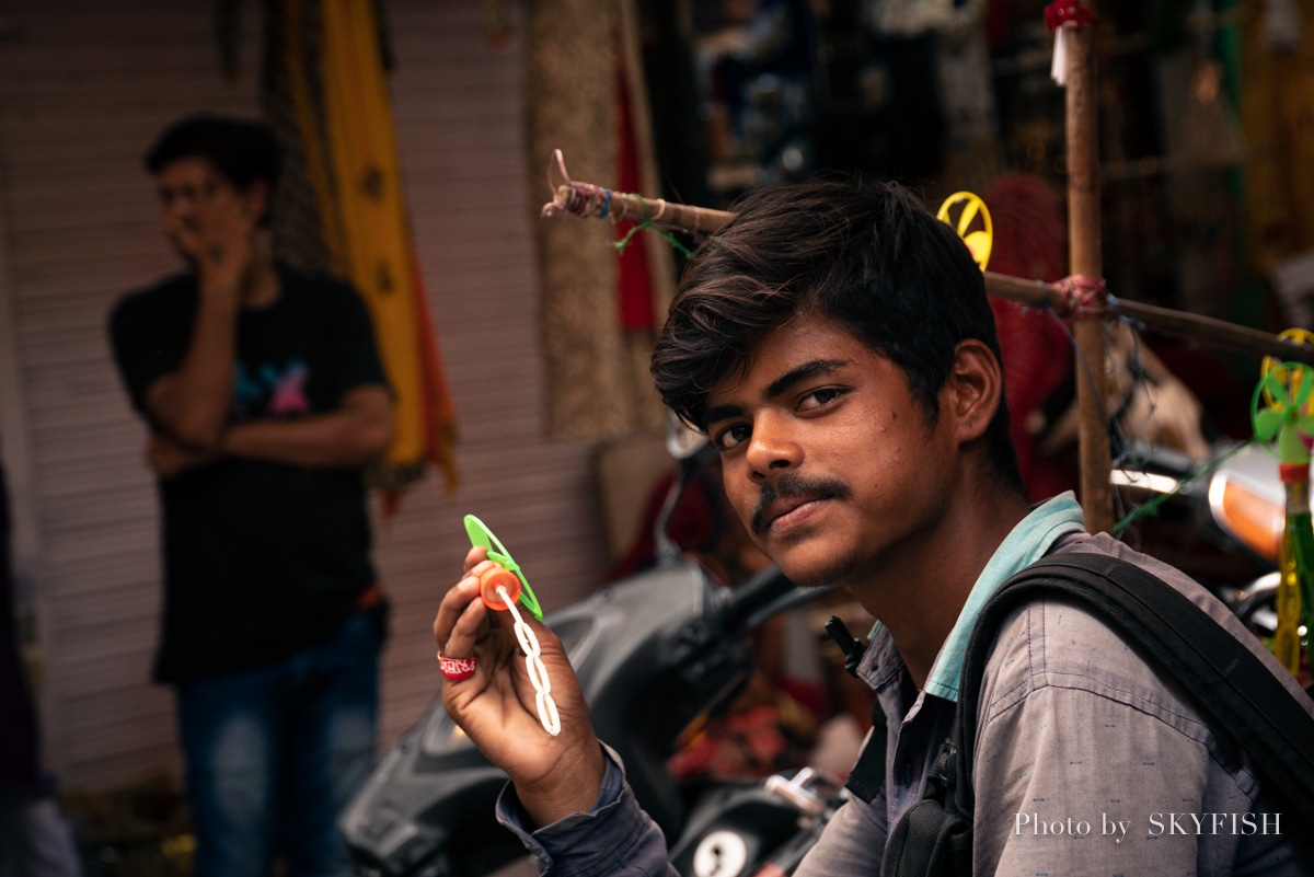 インドで撮影したポートレート写真