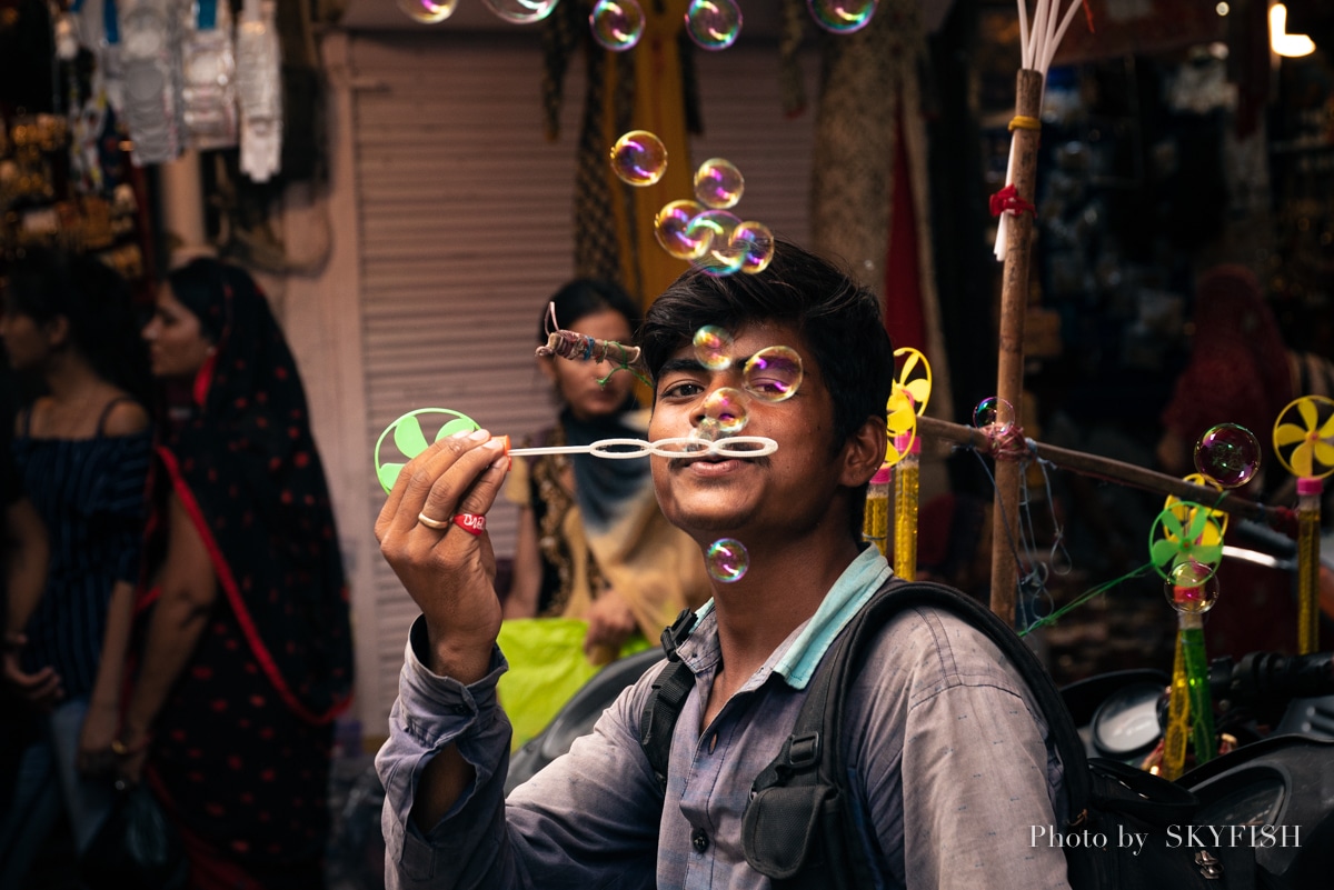 インドで撮影したポートレート写真