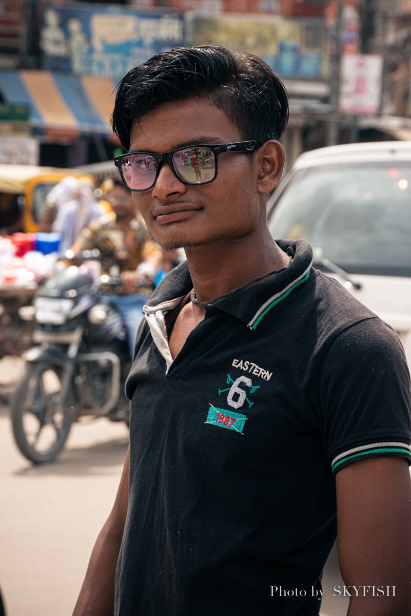 インドで撮影したポートレート写真