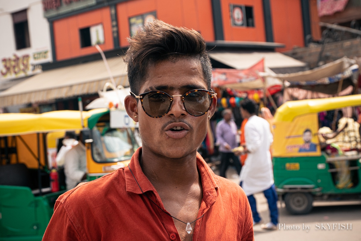インドで撮影したポートレート写真