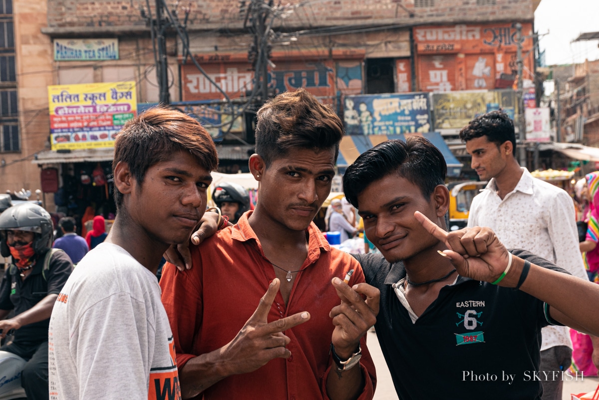 インドで撮影したポートレート写真