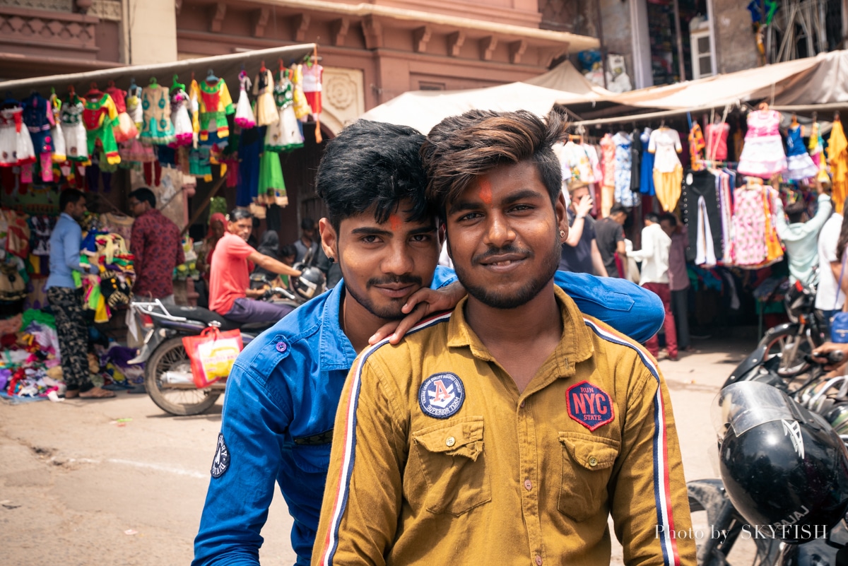 インドで撮影したポートレート写真