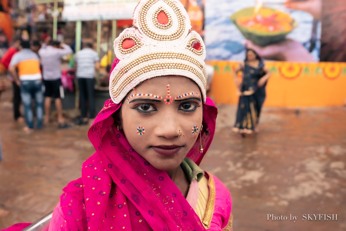 インドで撮影したポートレート写真