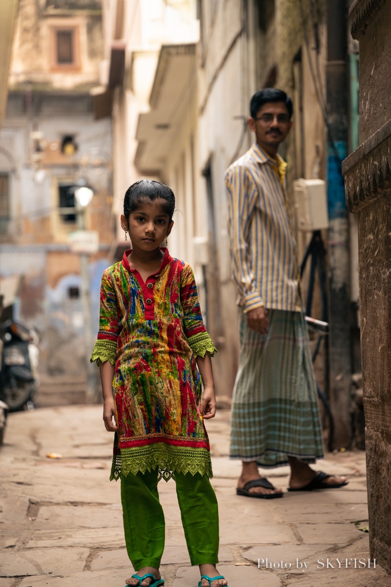 インドで撮影したポートレート写真