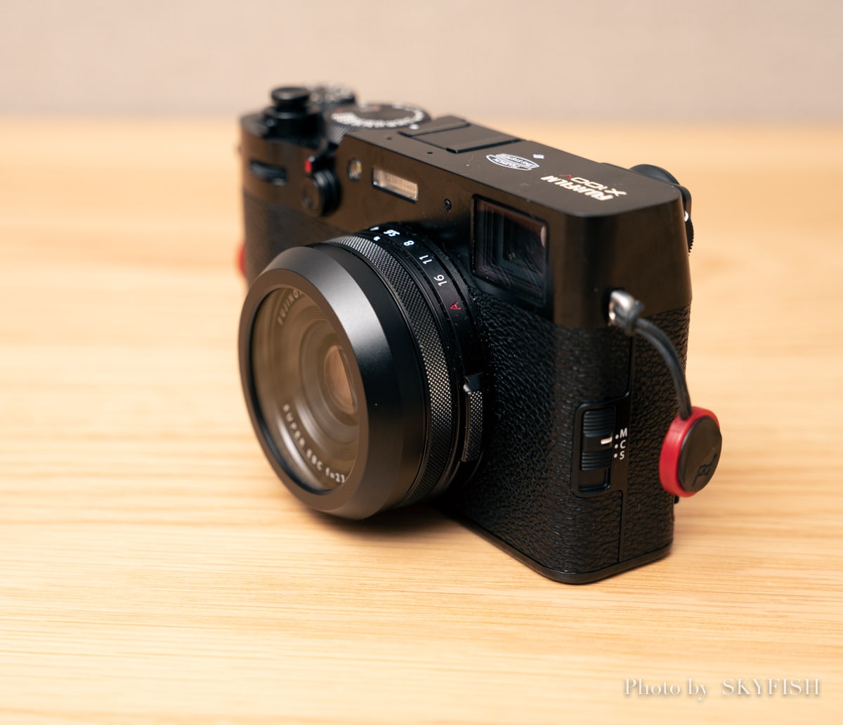 X100VとNiSi UHD UVフィルター