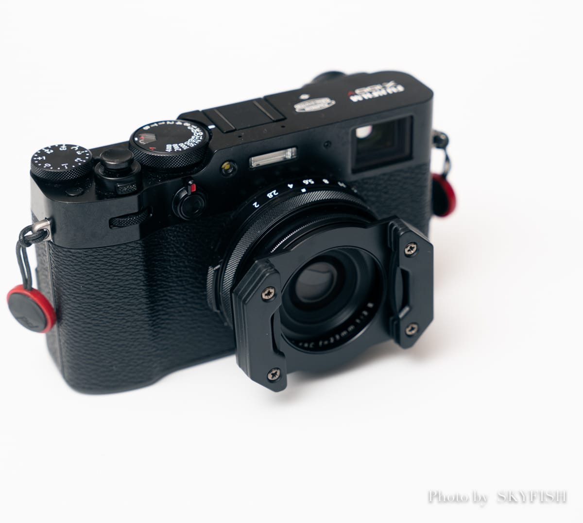 X100V用NiSiの角形レンズフィルター