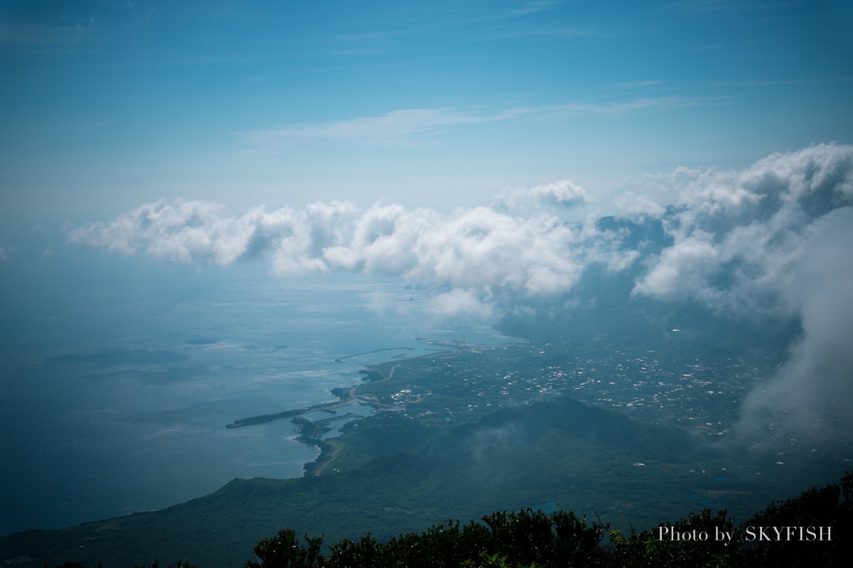 八丈島の風景