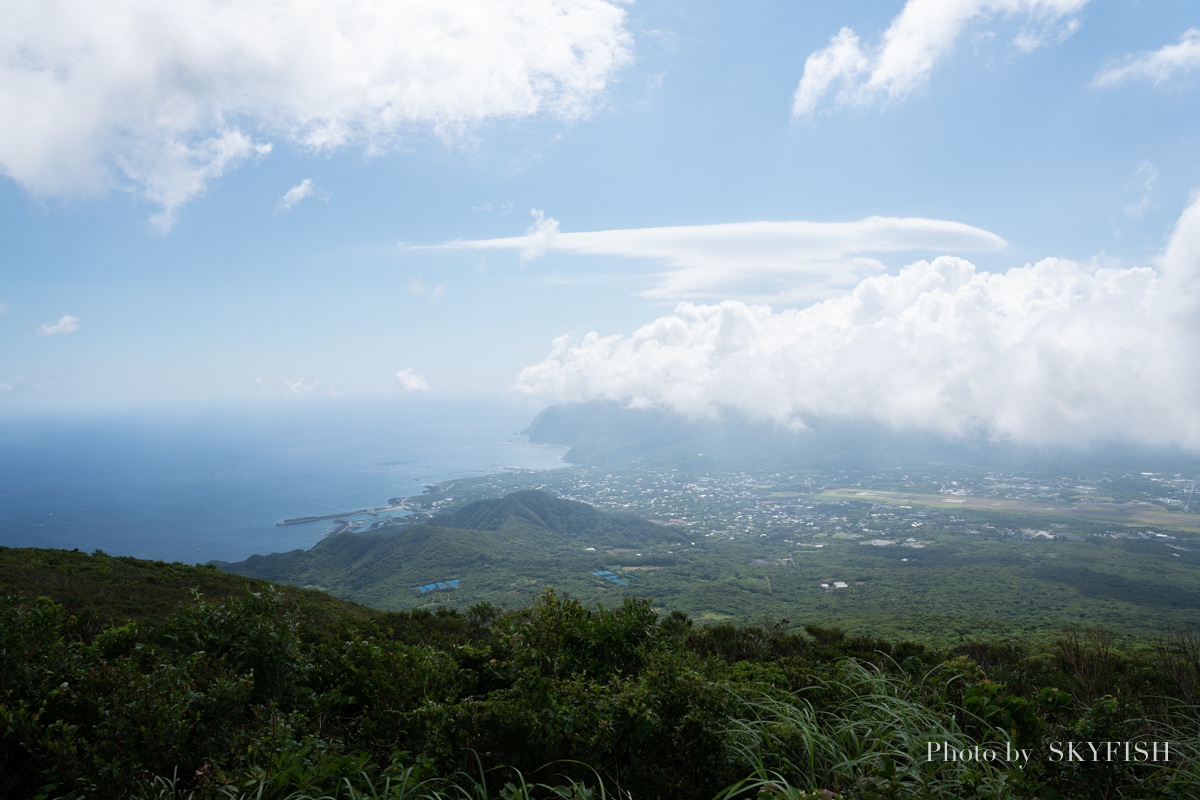 八丈島の風景