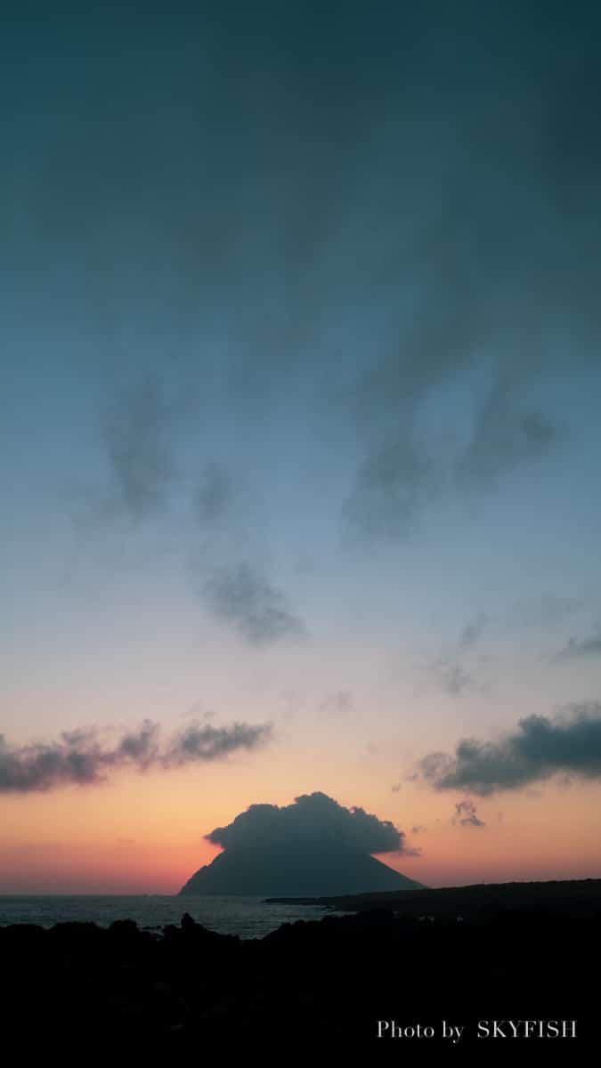 八丈島の風景