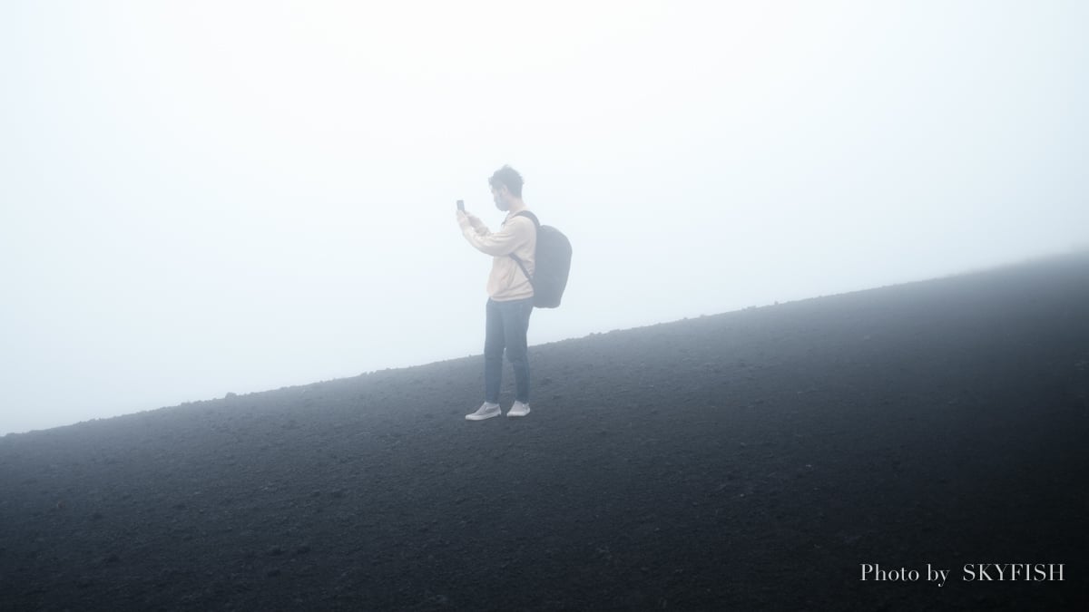 伊豆大島の黒砂漠