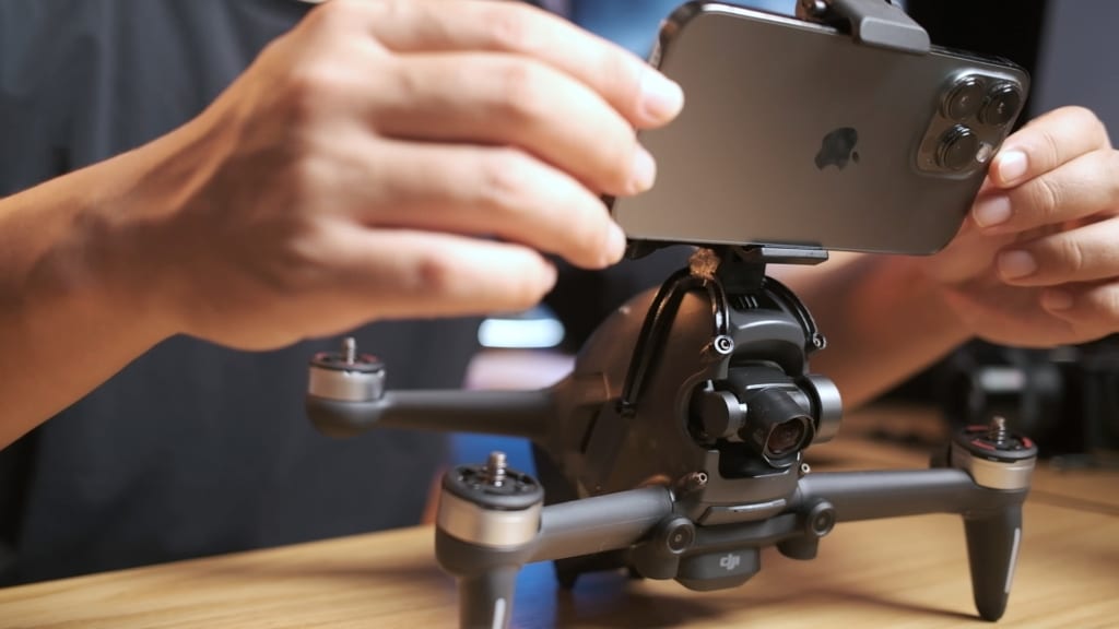 iPhone13proとDJIFPV