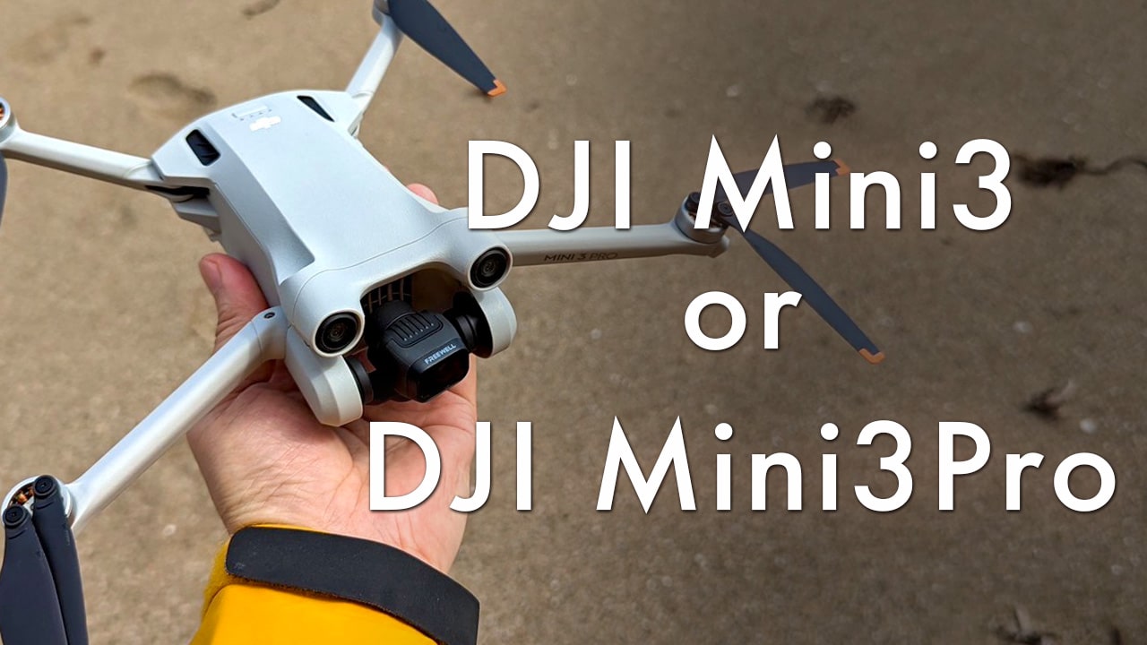 DJI Mini3 ProとDJI Mini3